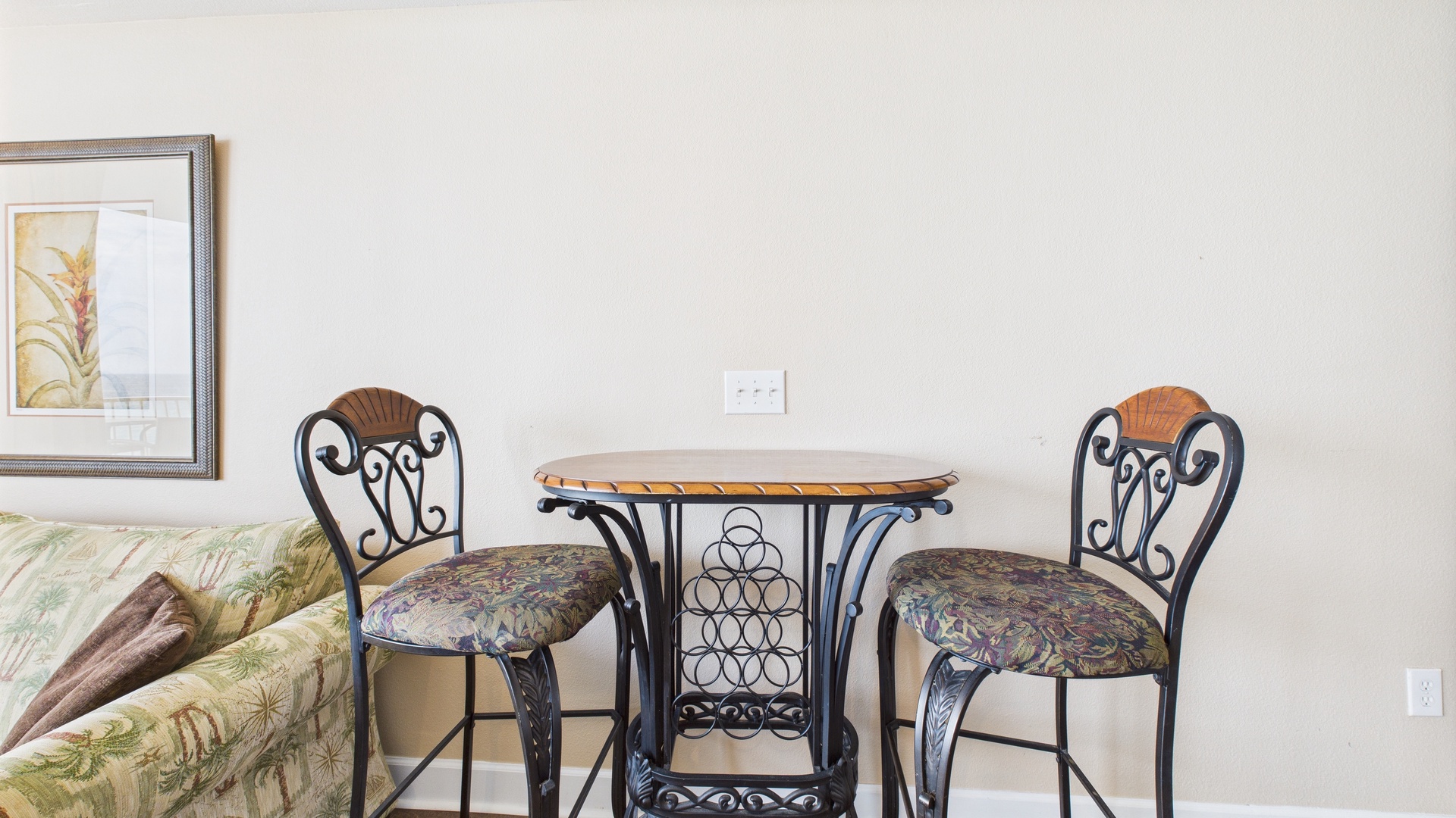 High top dining table for 2