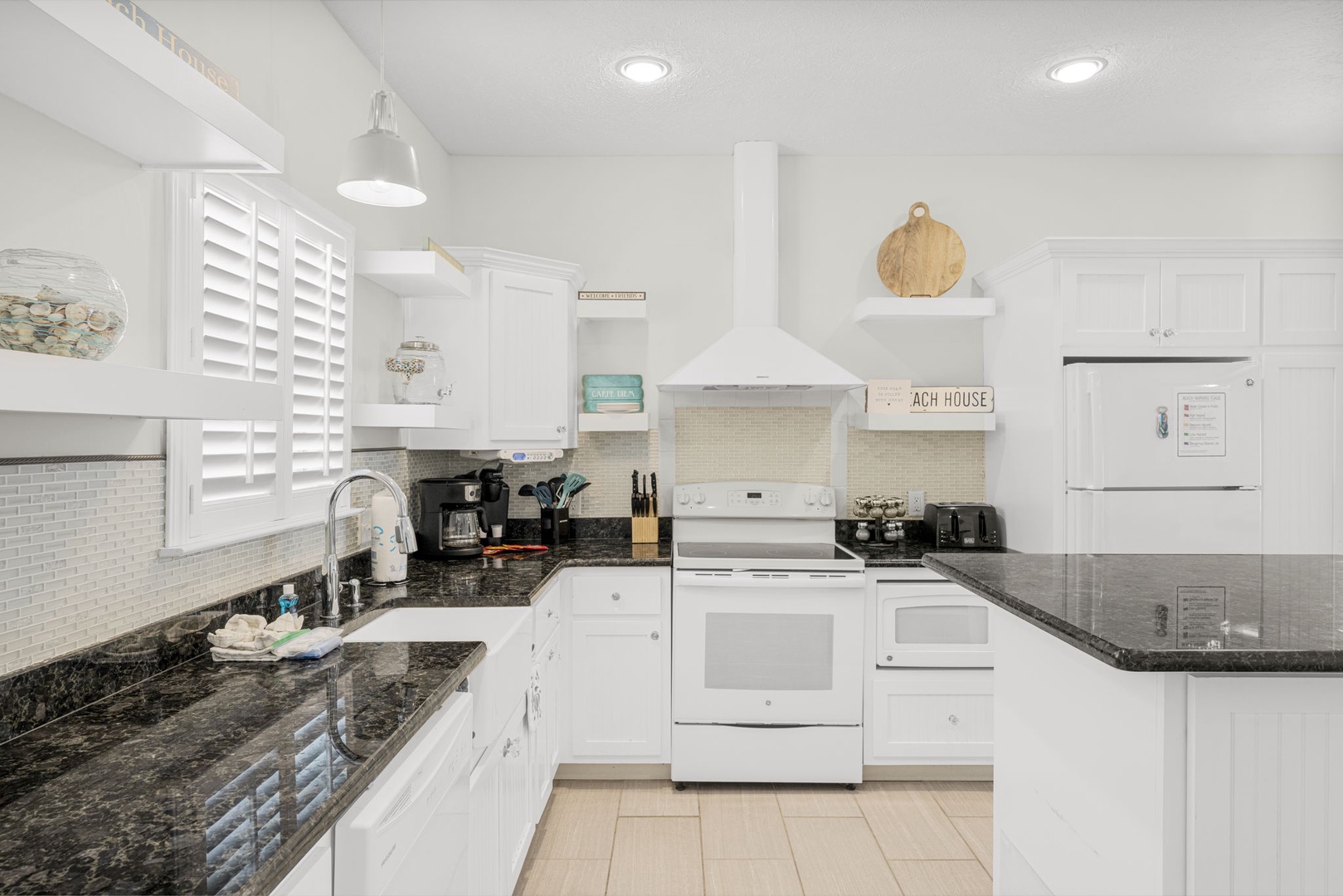Kitchen with full amenities