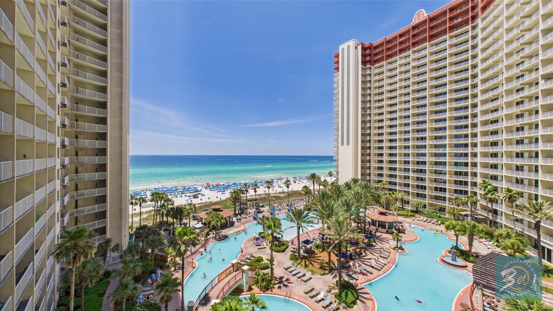 Beautiful views of the gulf and resort