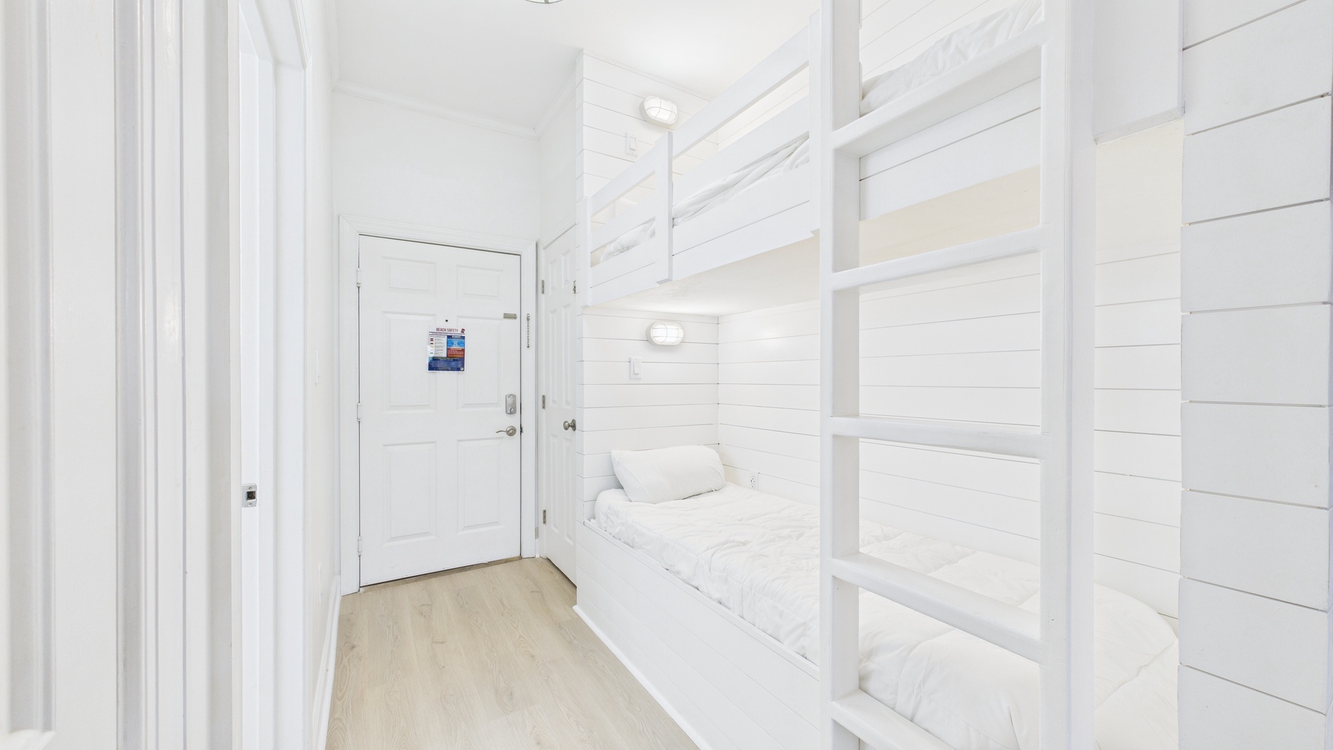 Entry-way and bunk bed