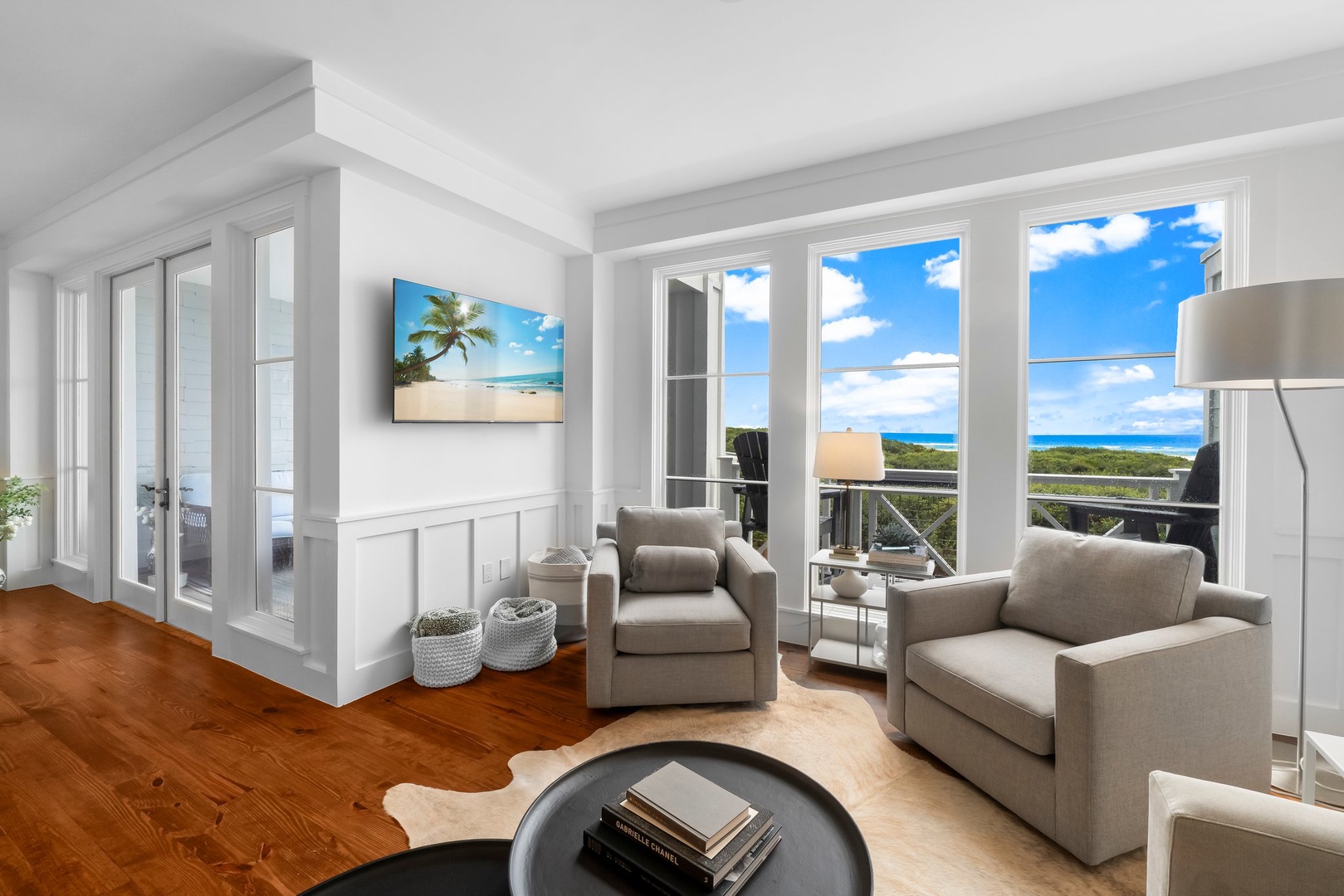 Living room with TV