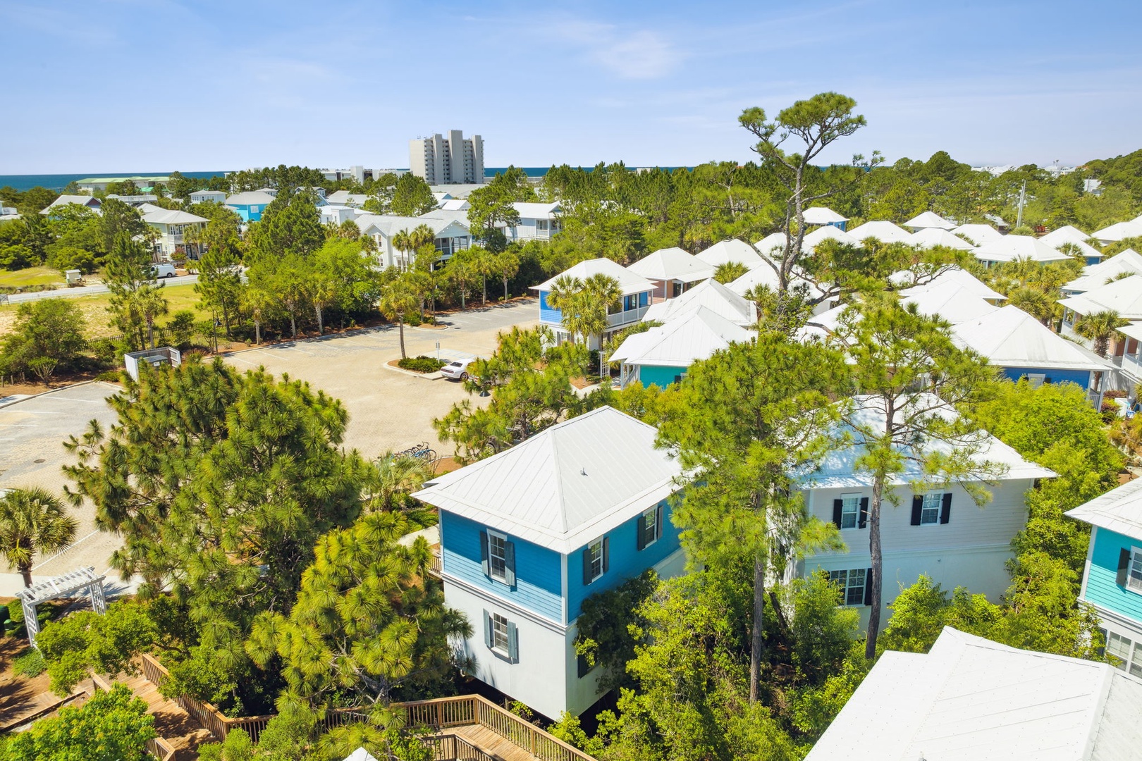 Aerial of House