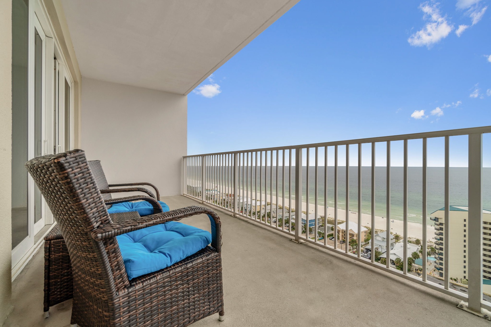 View of the Gulf from balcony