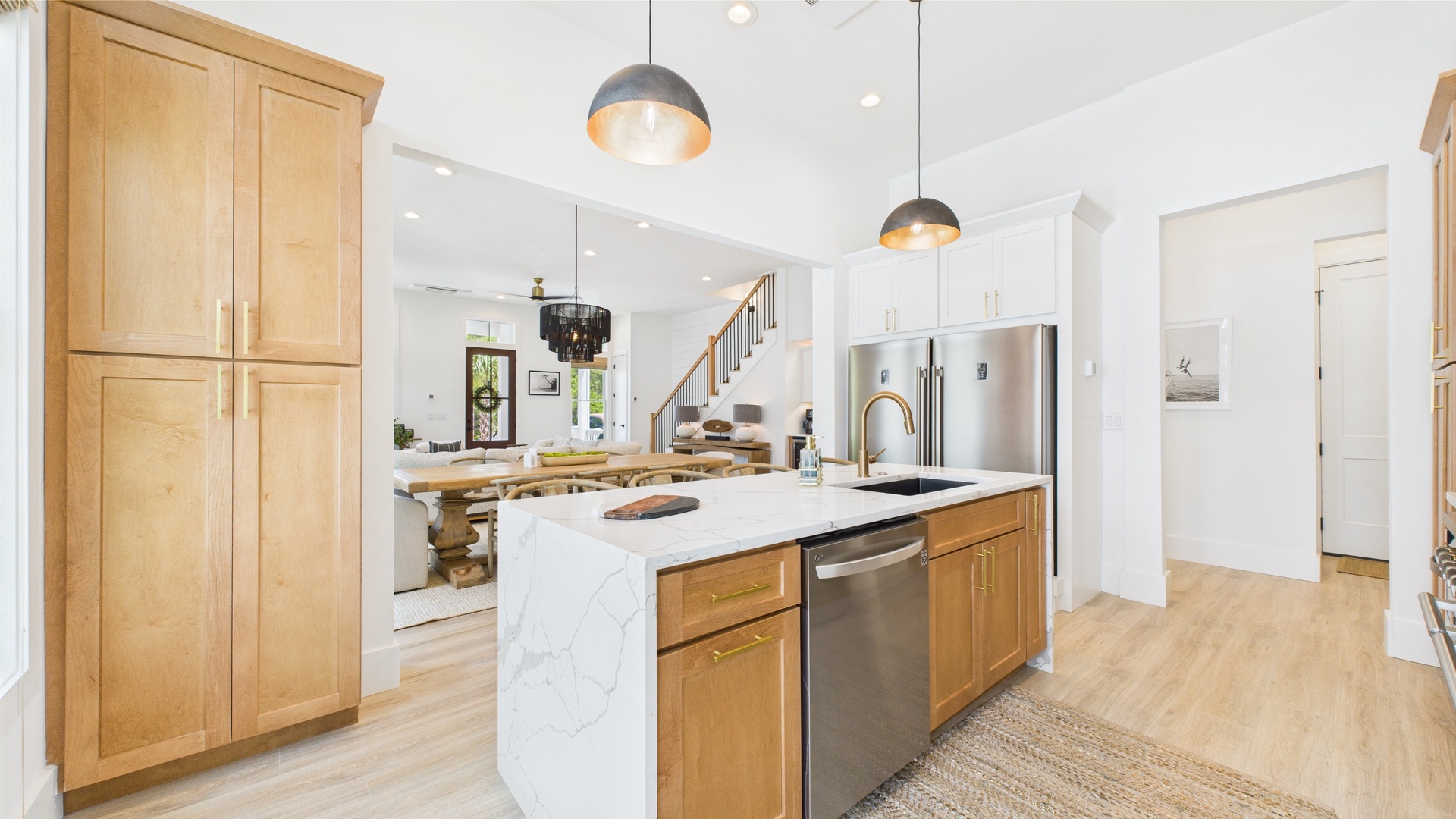 Full kitchen with all the cooking essentials