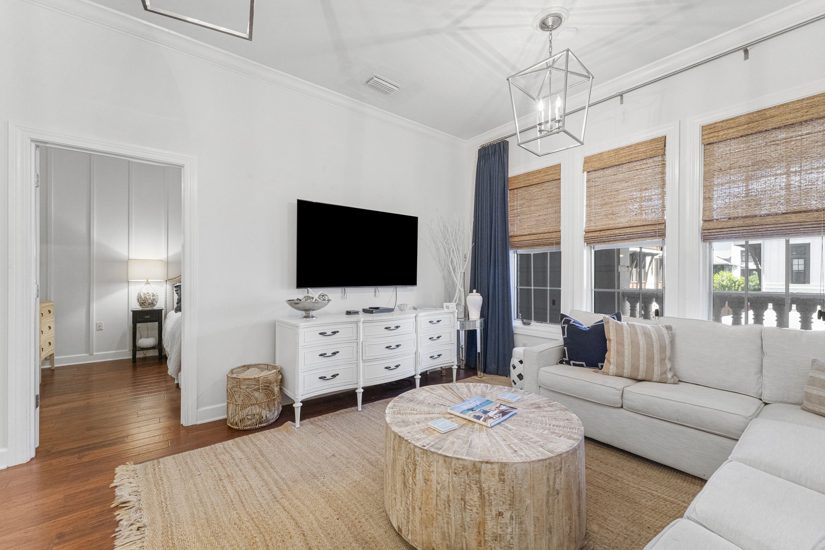 Living room with sleeper sofa