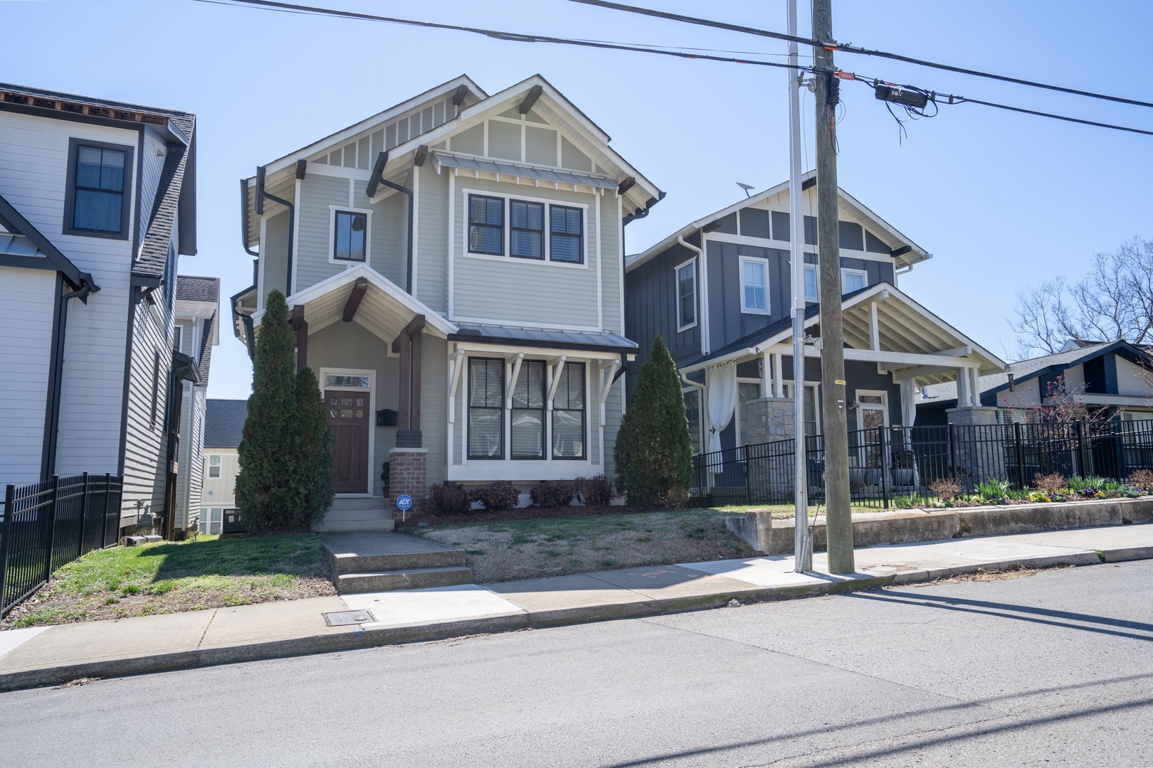 Exterior of the front of the house
