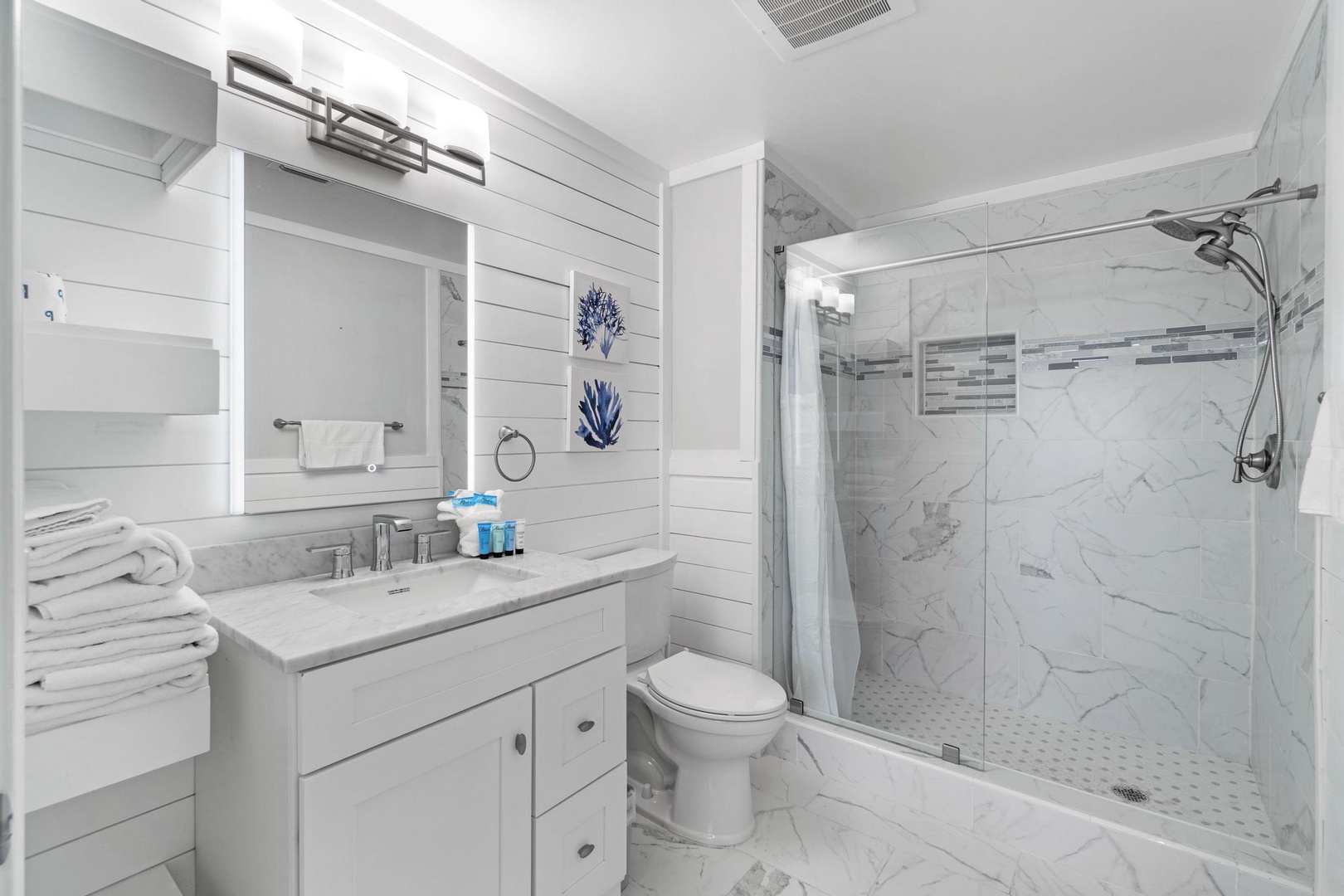 Full bathroom in master