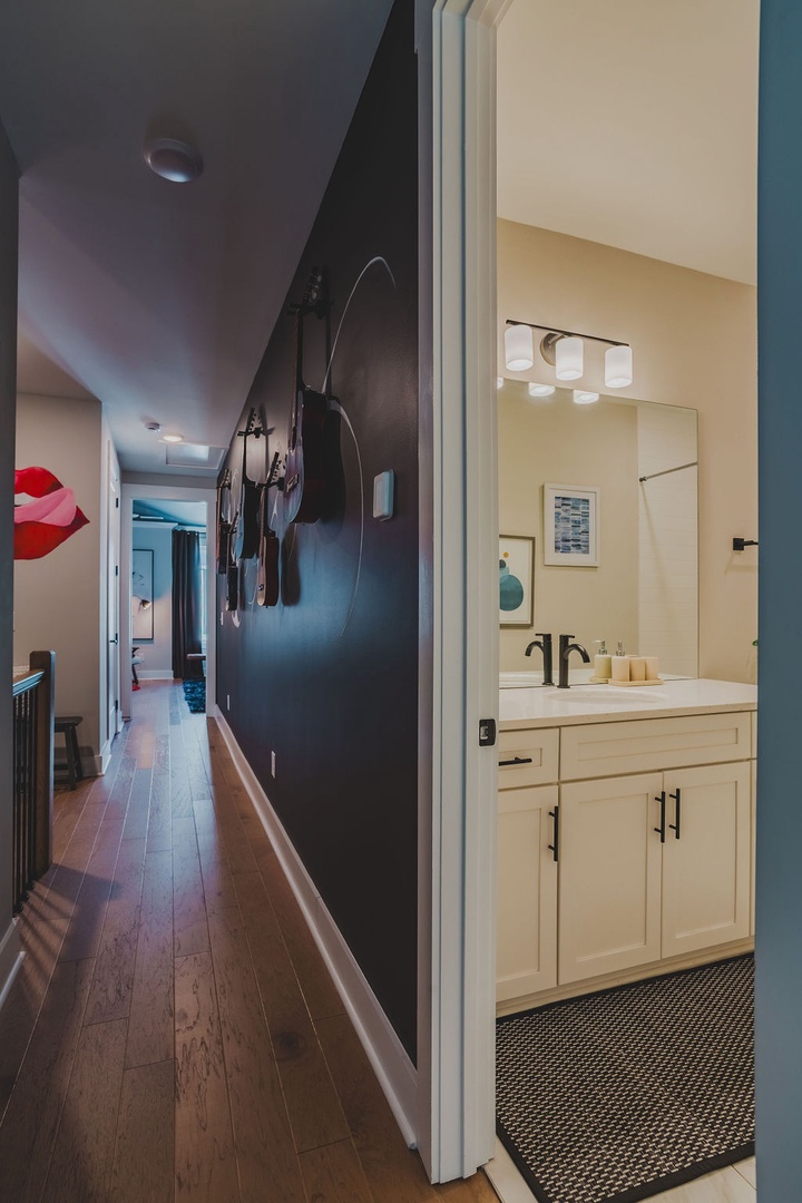 Fourth full bathroom with shower and tub combo