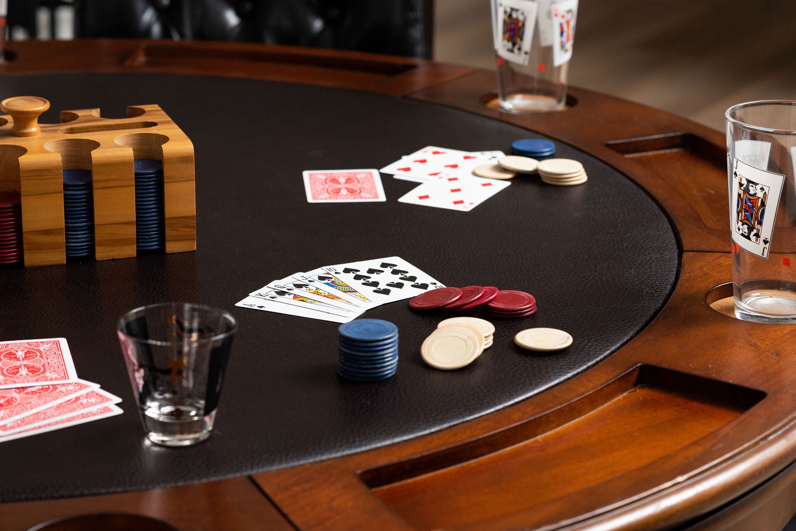 Poker Table Downstairs