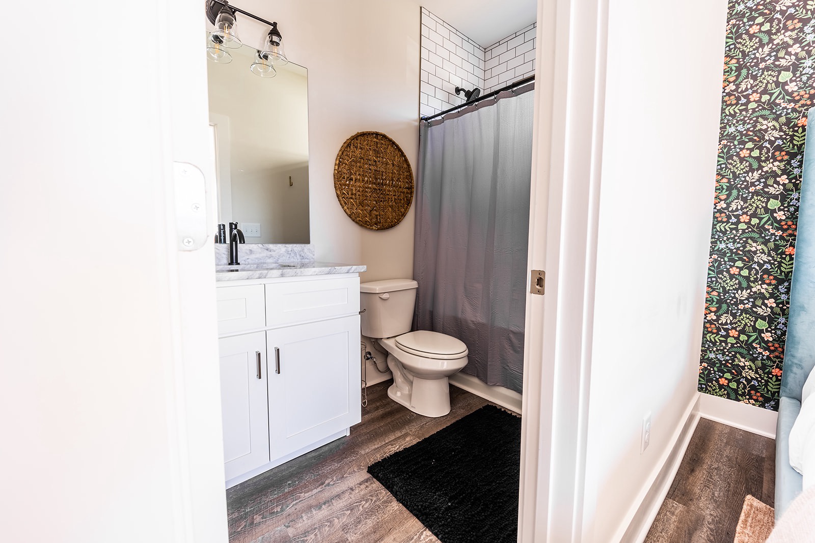 Fourth bathroom with shower and tub combo