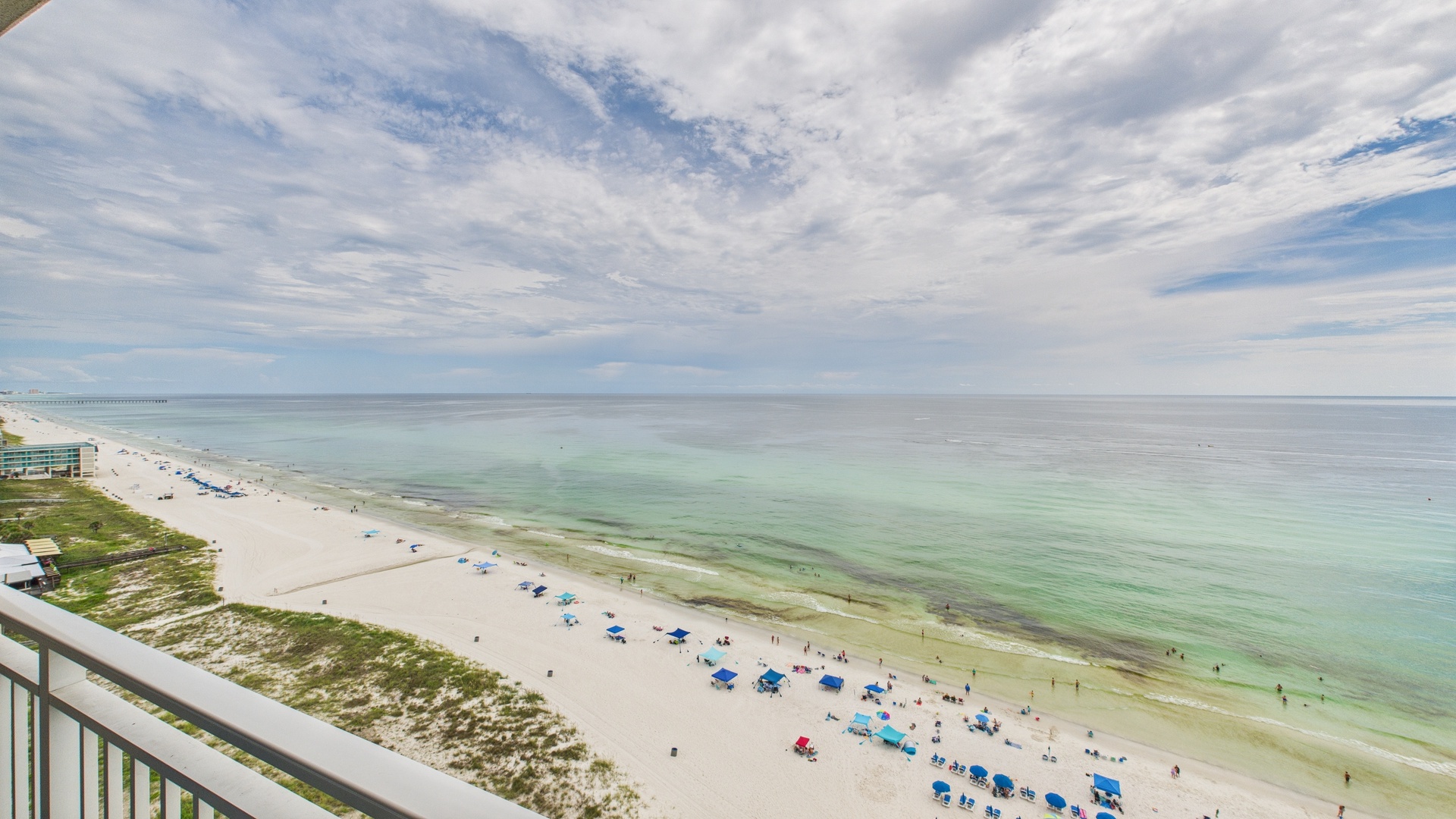 Breathtaking views from balcony