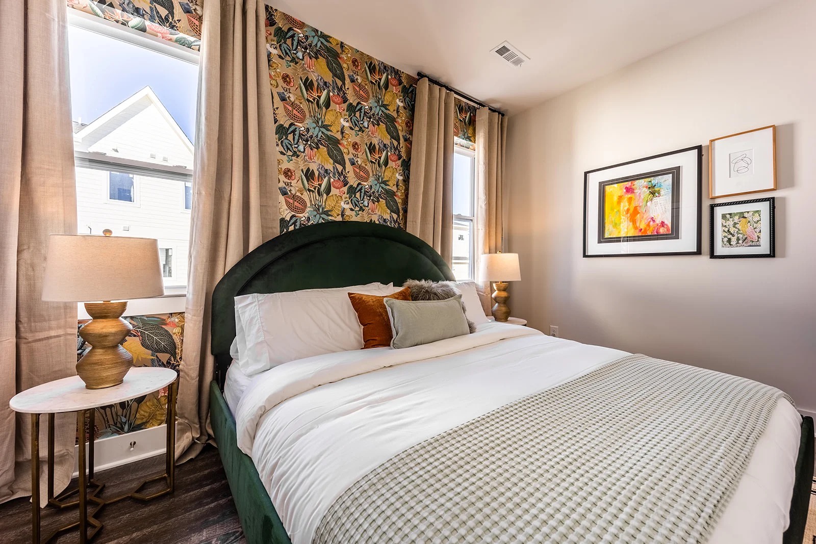 Third bedroom with king bed