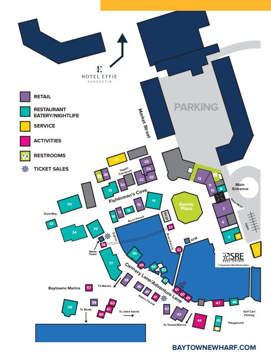 Visit Village at Baytown Wharf-Map of the area