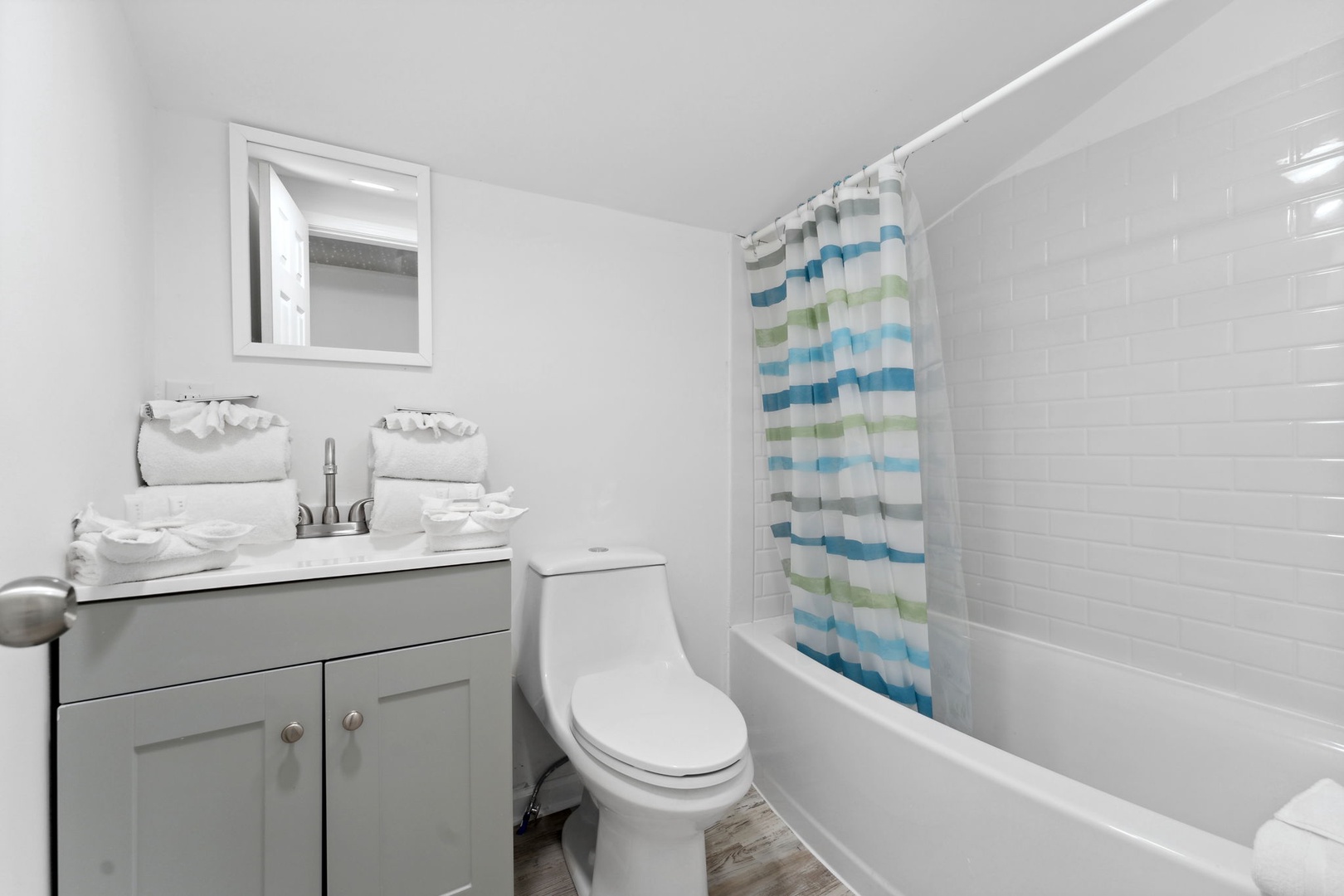 Shared bathroom upstairs