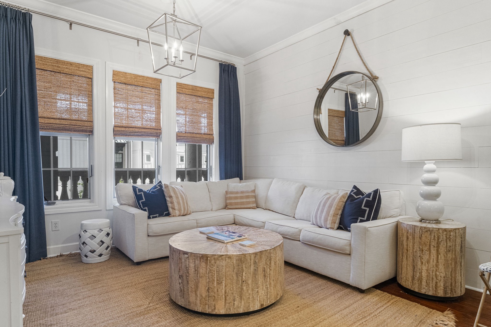 Living room with sleeper sofa