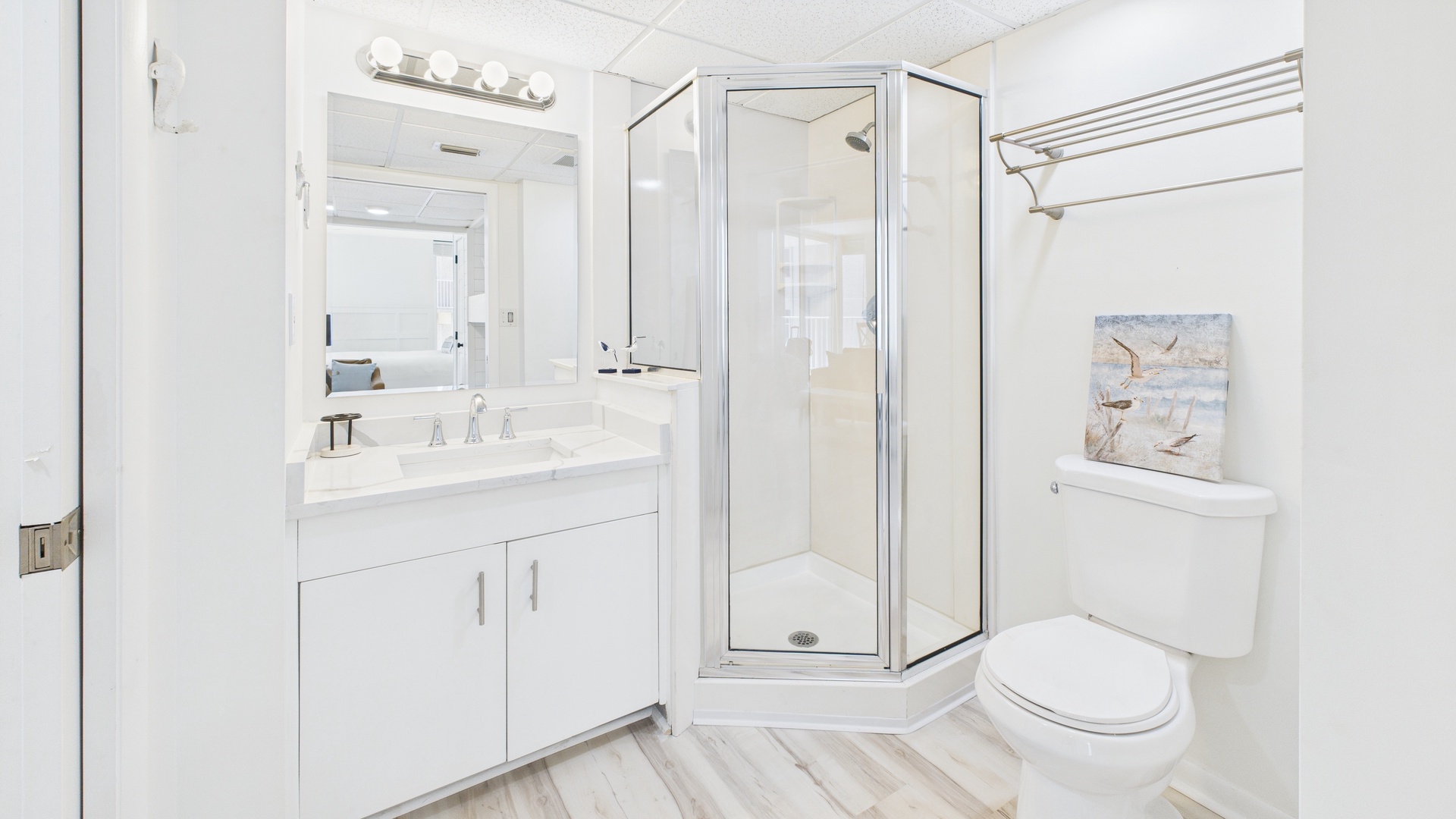 Full bathroom with walk in shower