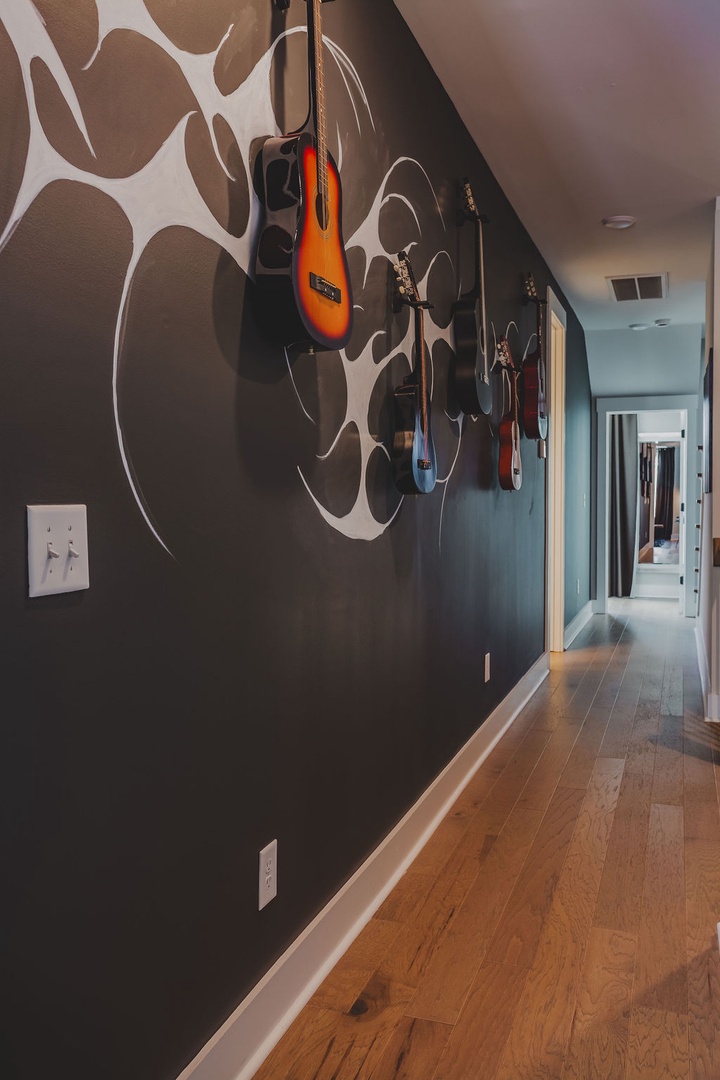 Decor and murals throughout the home