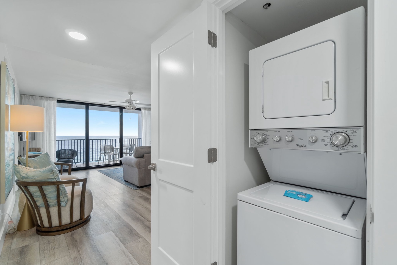 Washer and dryer in unit