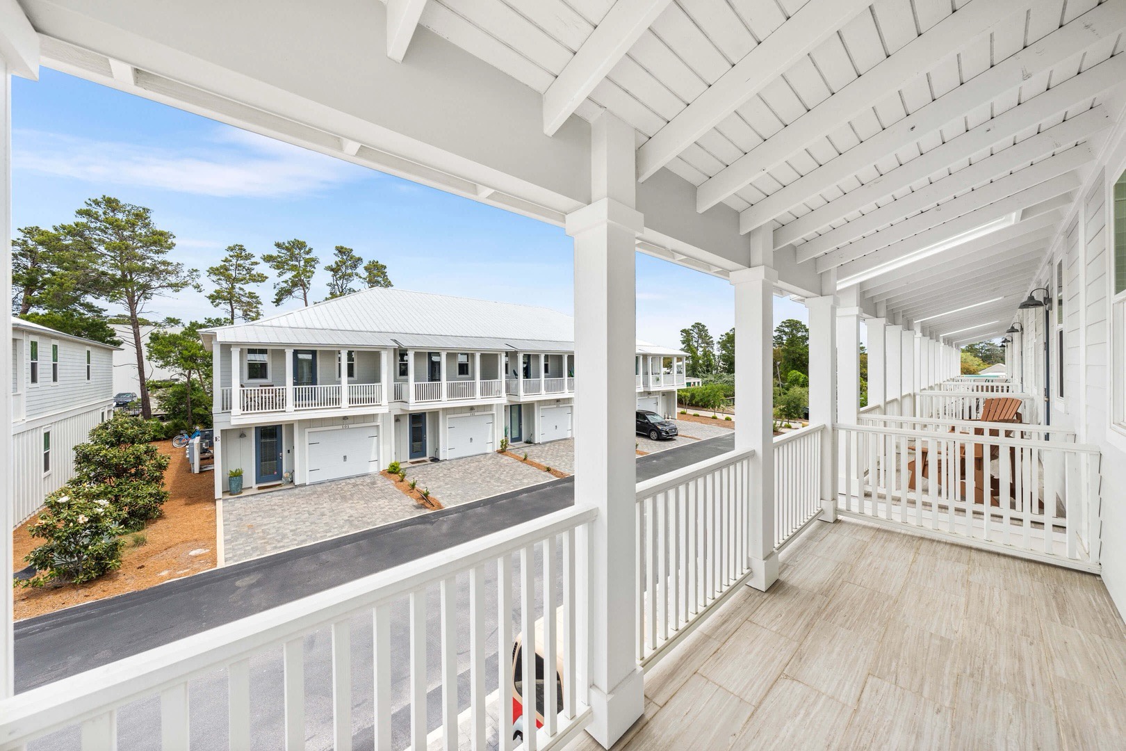 Front balcony overlooking street