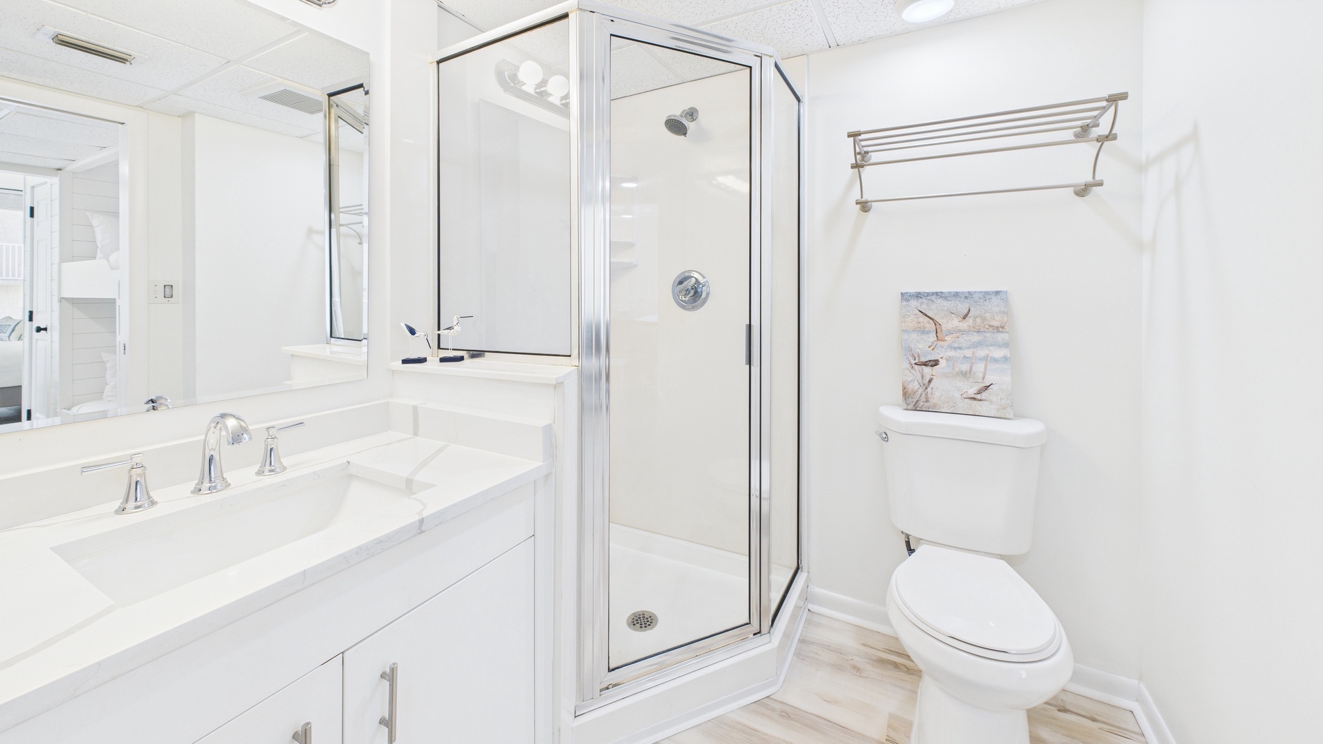 Full bathroom with walk in shower