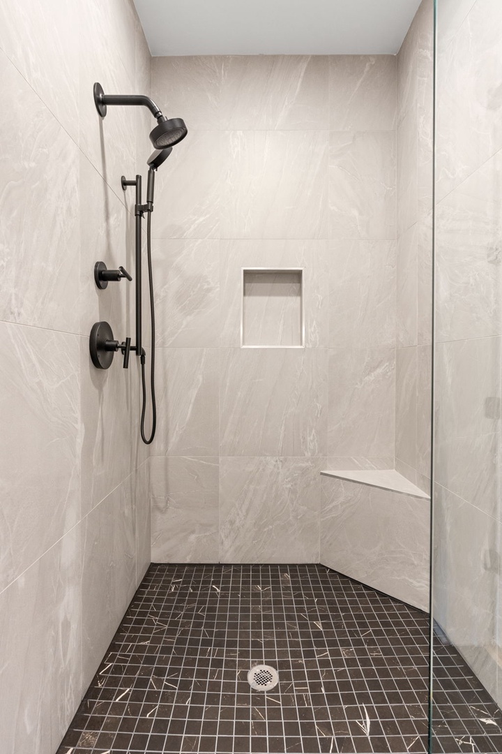 Bathroom with walk in shower