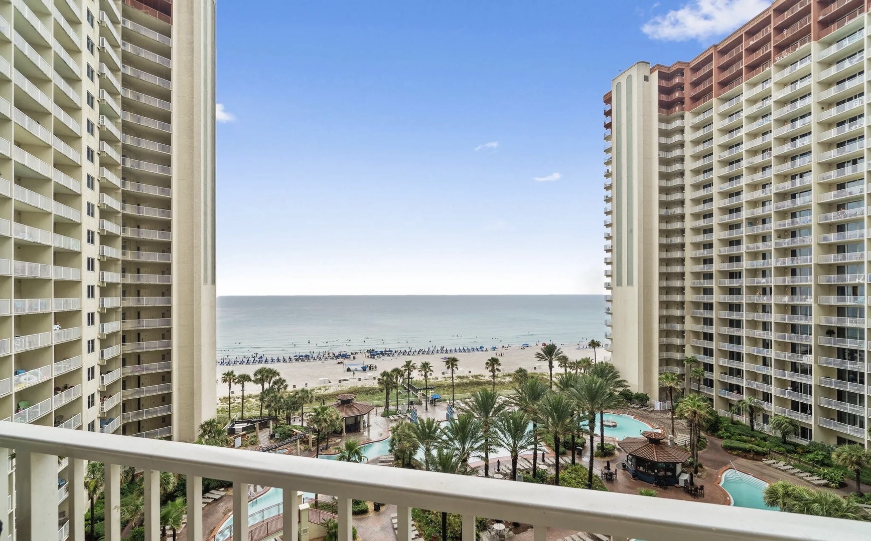 Beautiful views from the balcony.