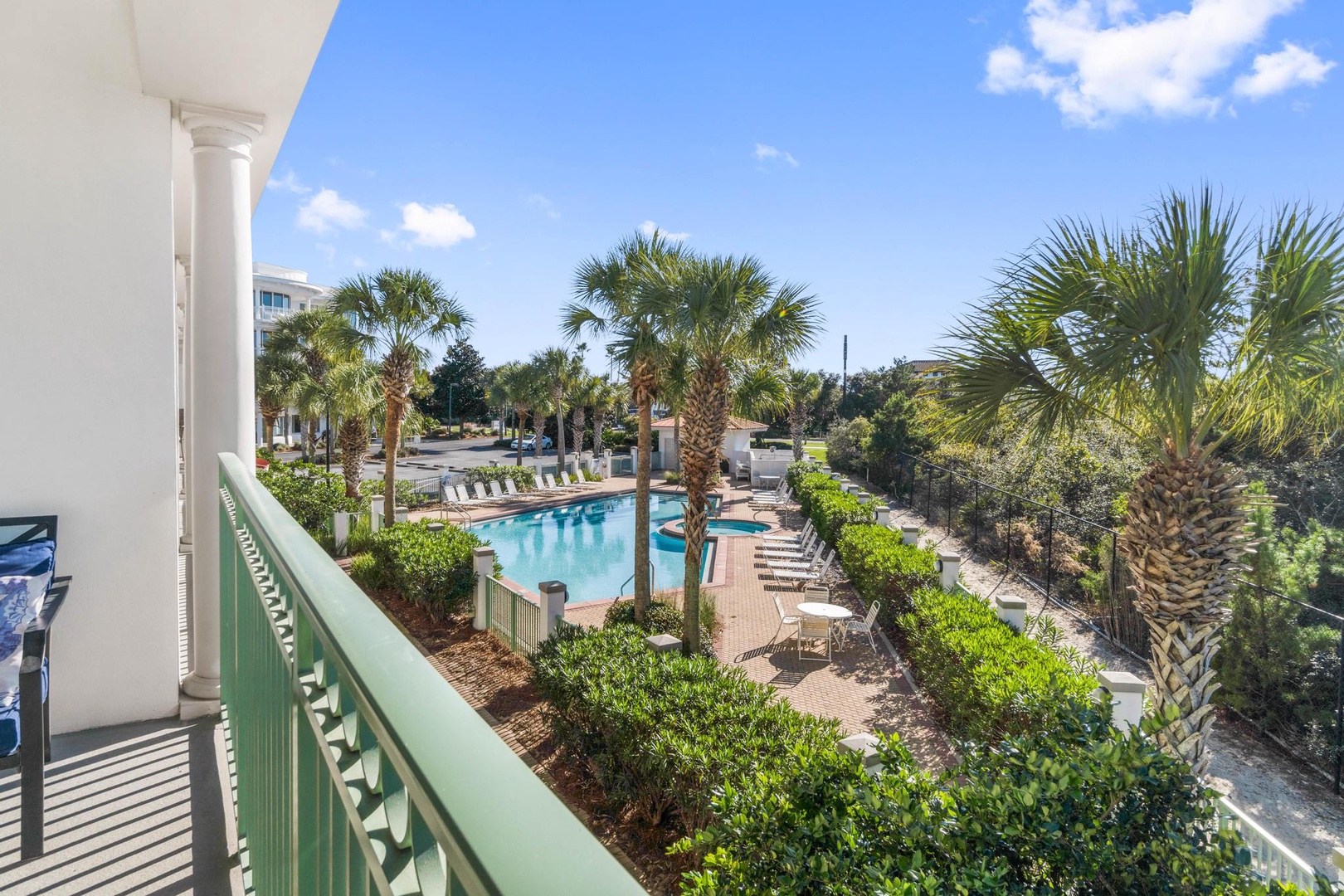 View from the balcony