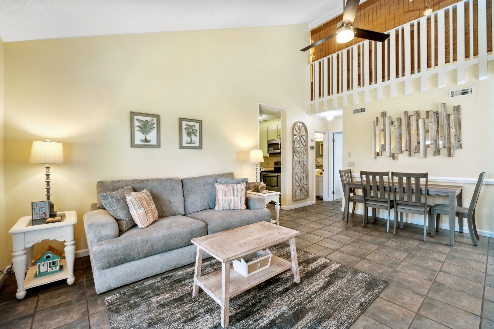 Living room with sleeper sofa
