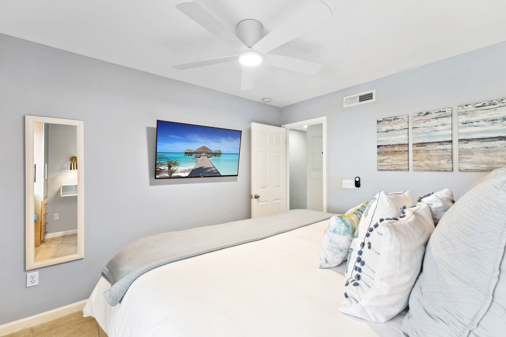 Primary bedroom with a King Bed