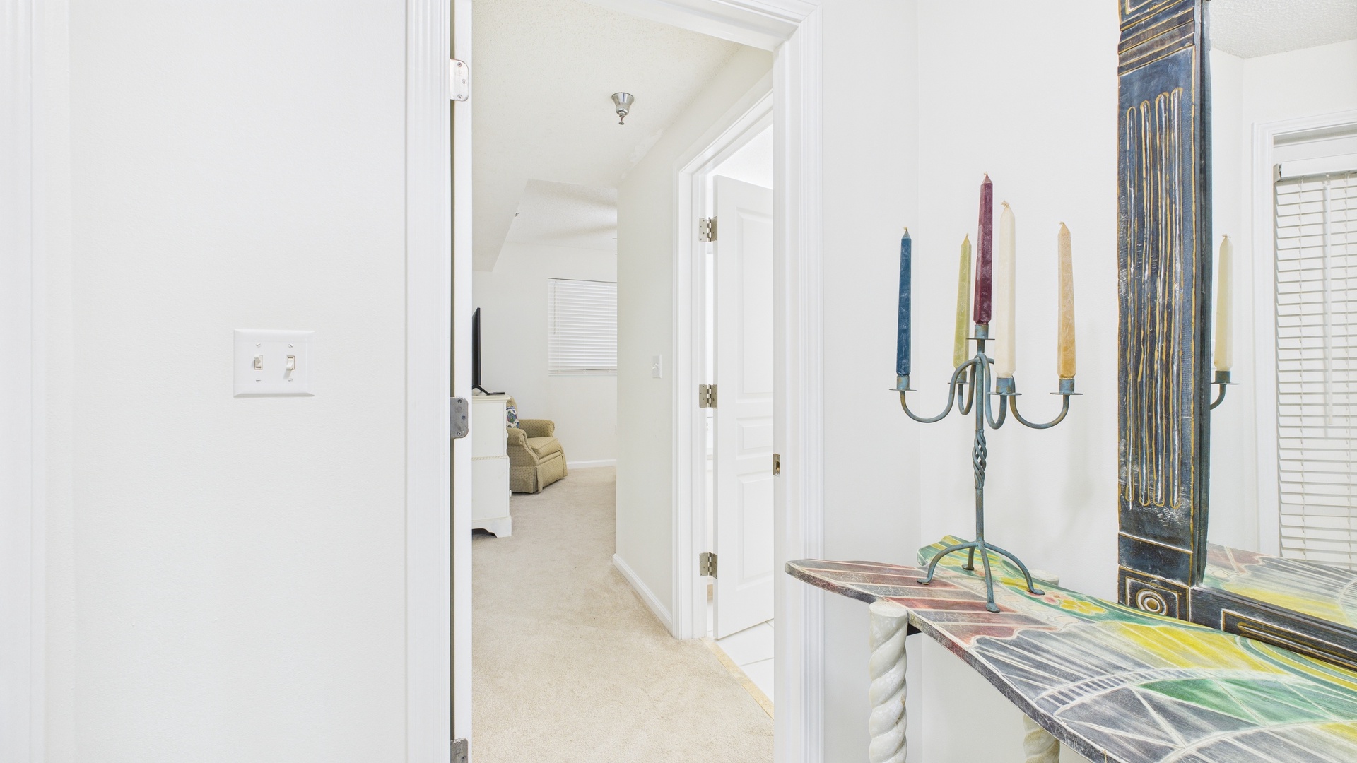Entry-way to guest bedroom