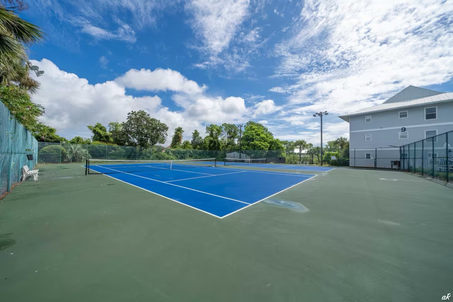 Tennis and pickleball courts