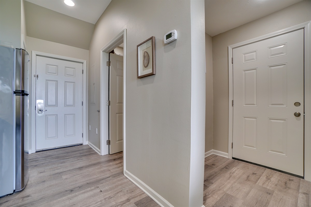 Entry way to the studio