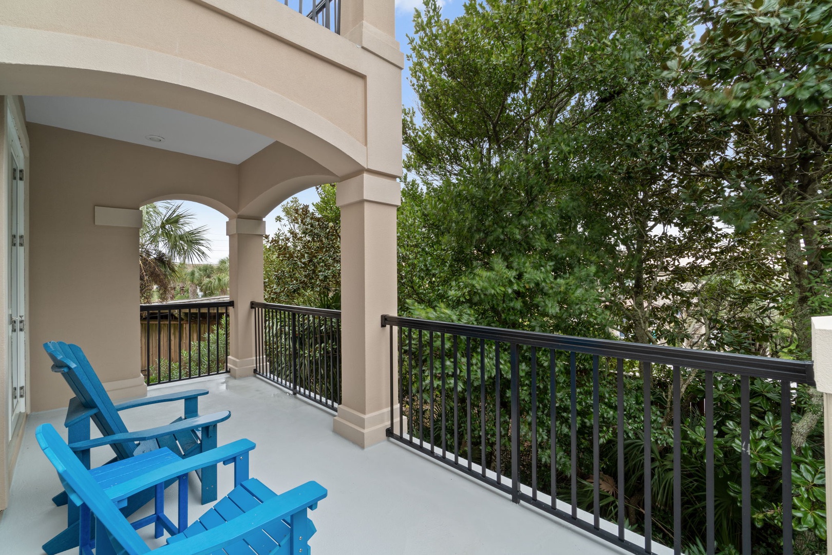 2nd floor balcony attached to the bedroom