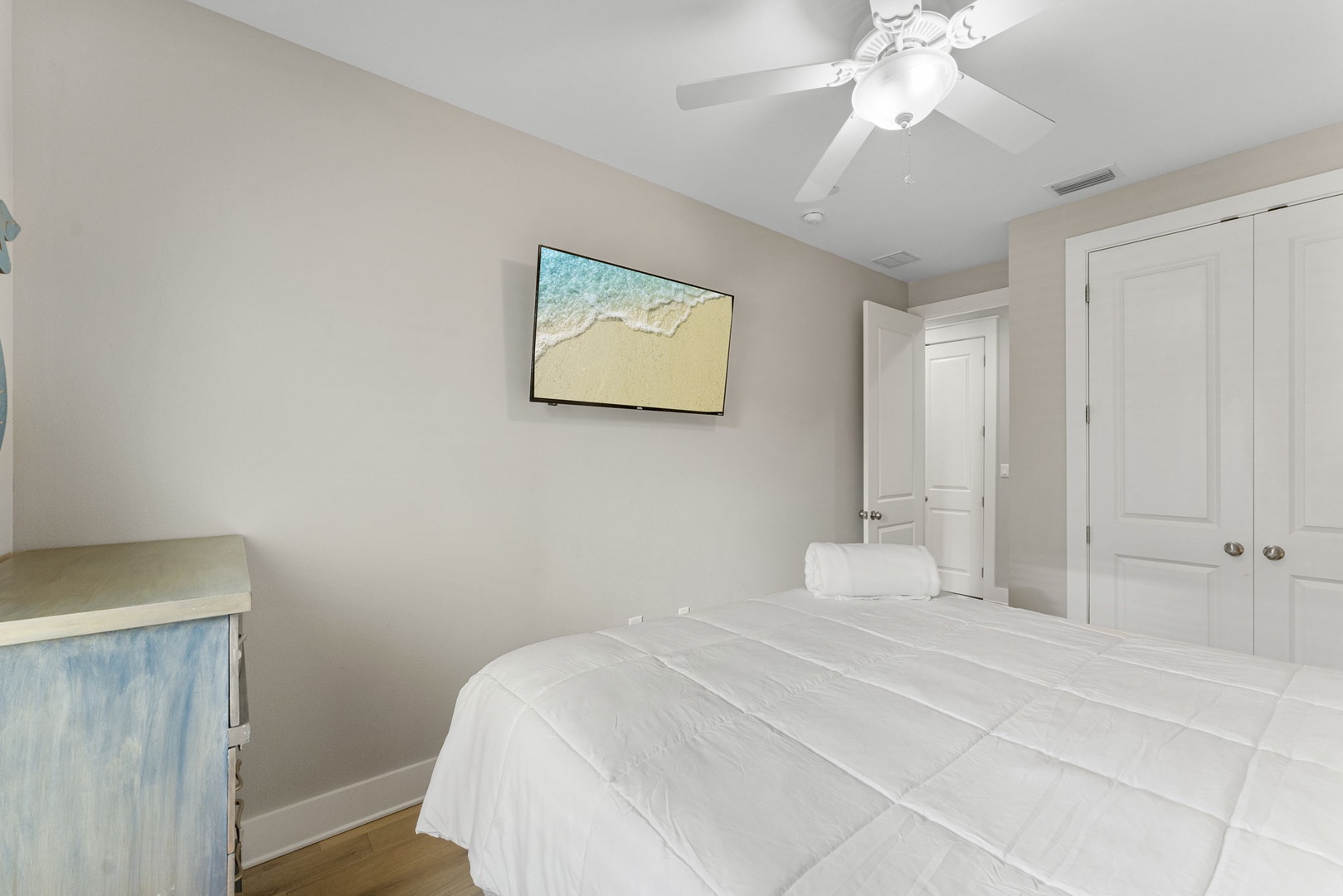 King bedroom on lower level