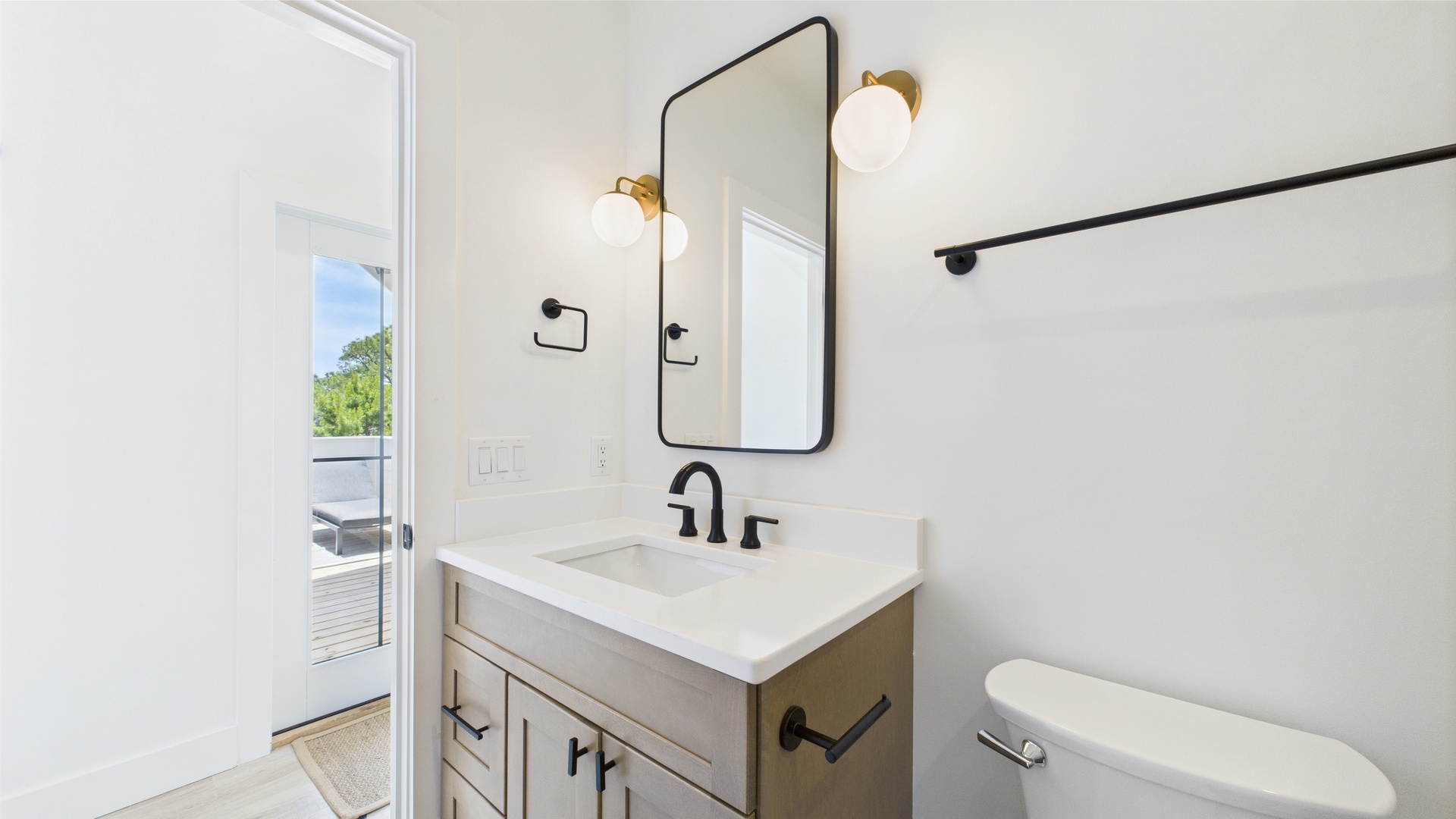 Third floor full bathroom with walk in shower
