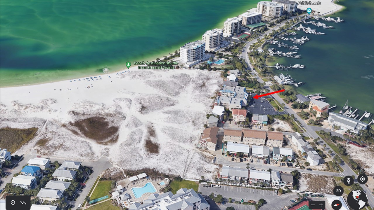 Aerial of the complex