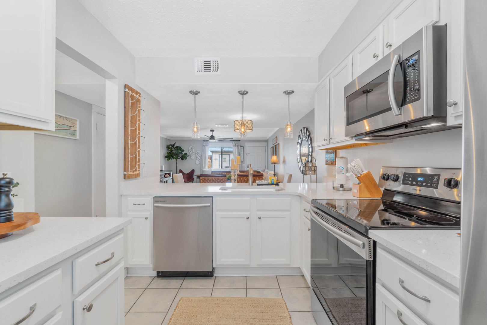 Kitchen with full amenities