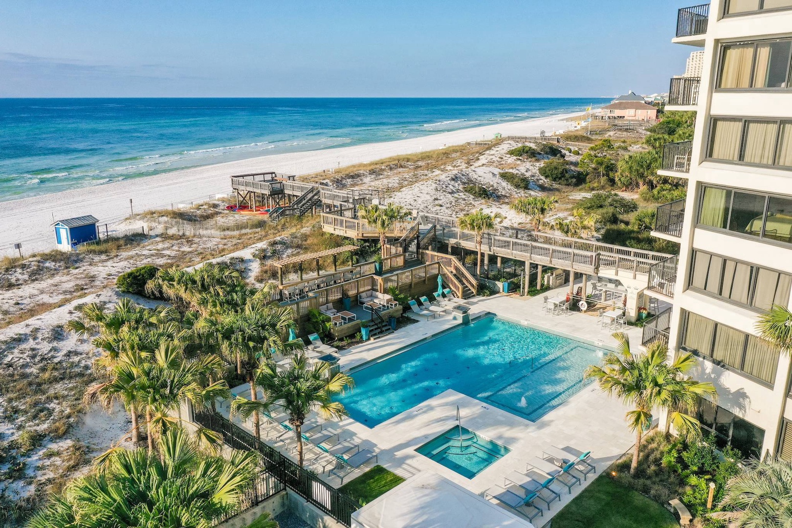 Aerial of Beachside Resort