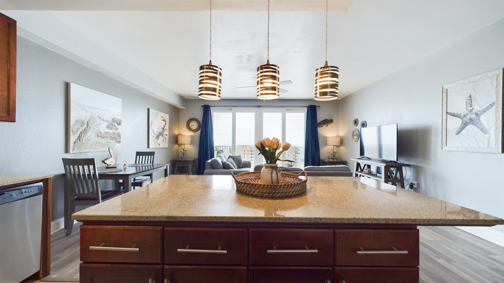 Full kitchen with updated appliances and cooking essentials