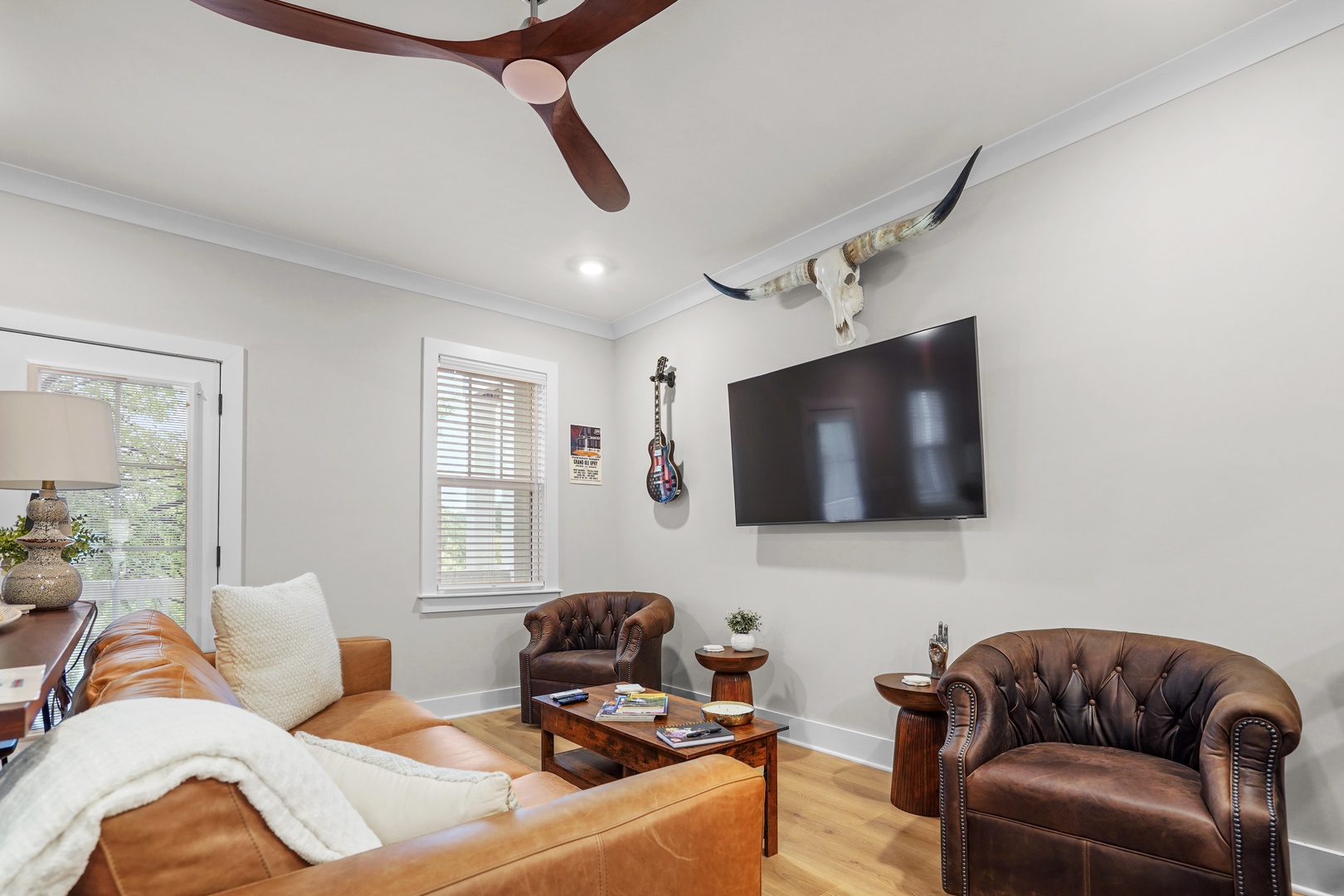 Living room with ample furnishings