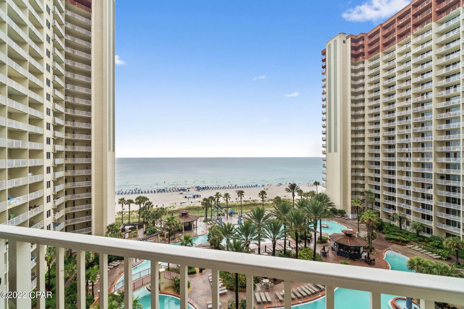 Beautiful views from the balcony.