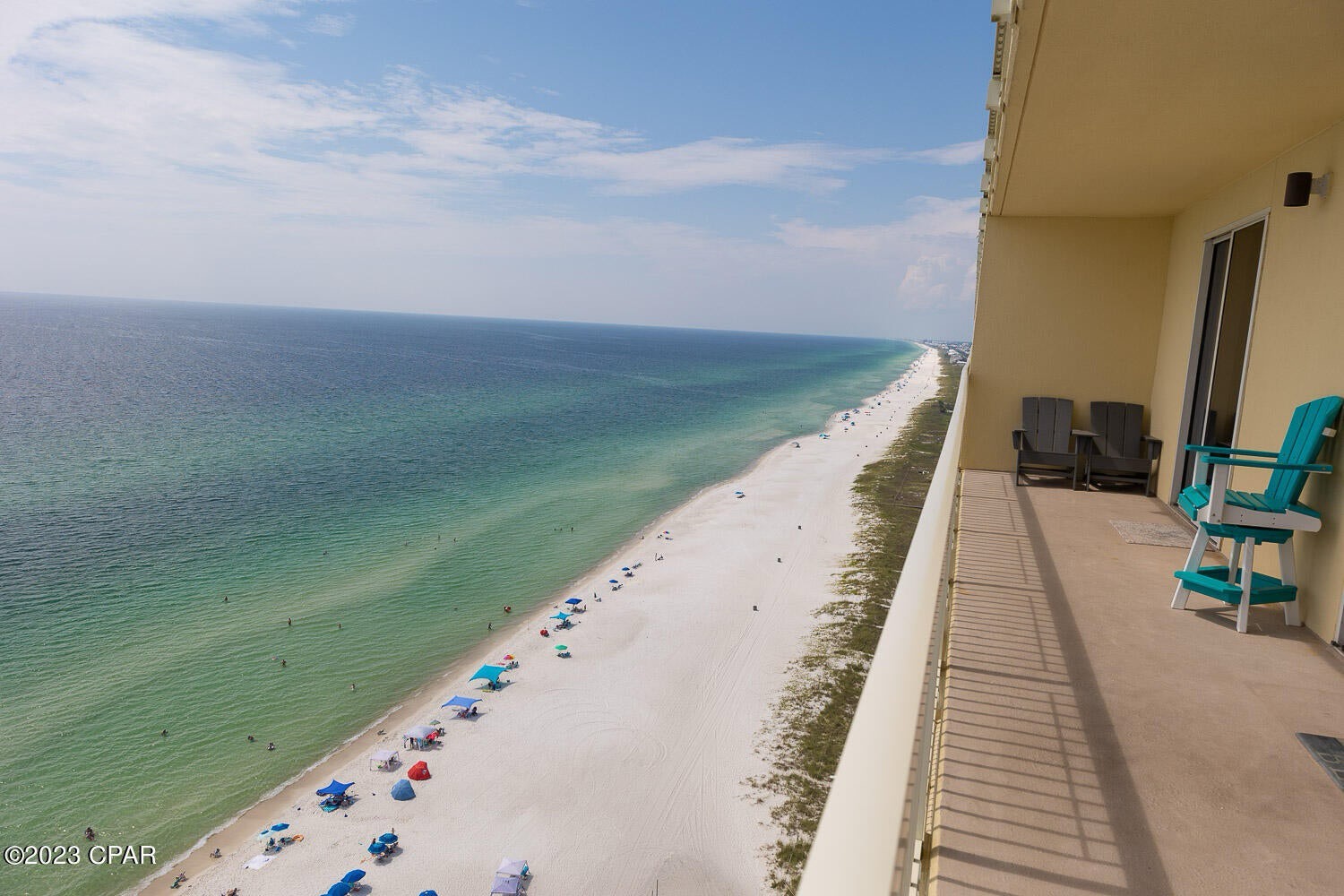 Private balcony