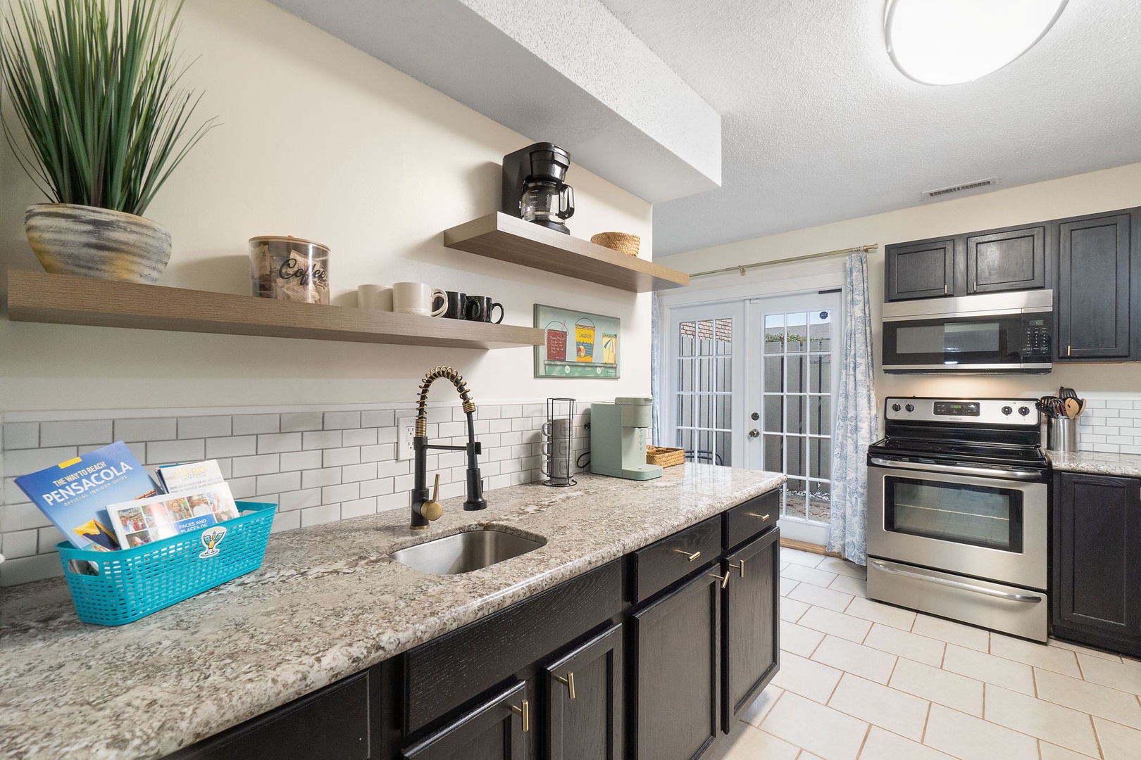 Full kitchen with all the cooking essentials