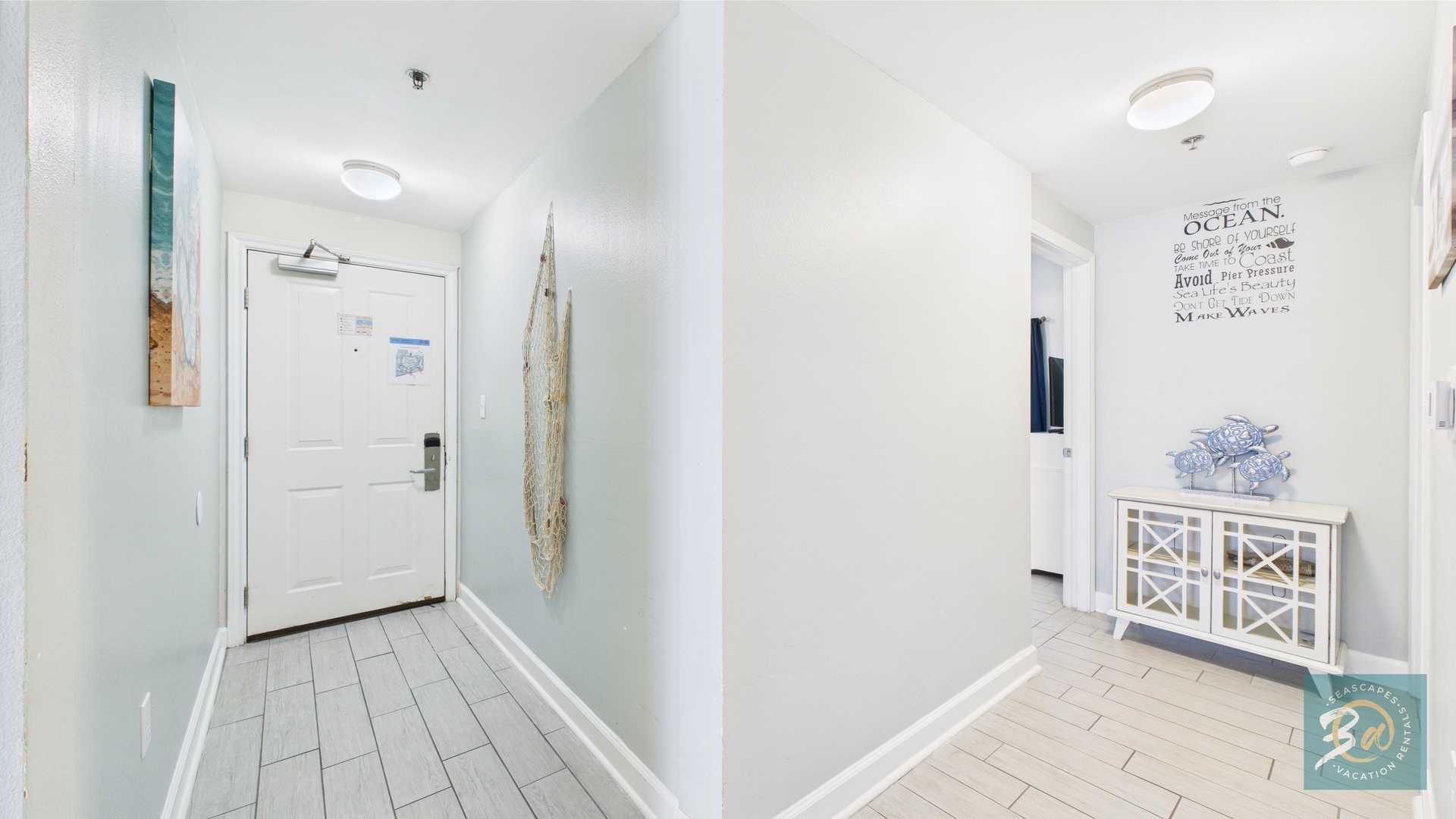 Hallway to bedrooms