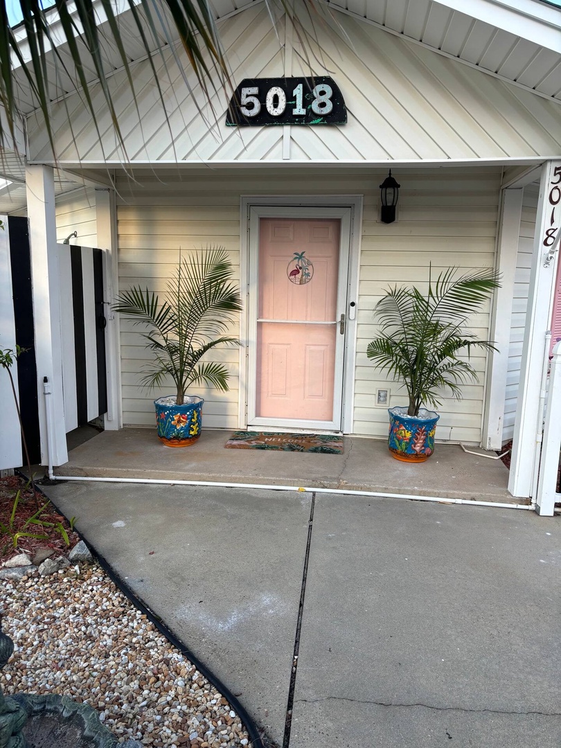 Front entrance