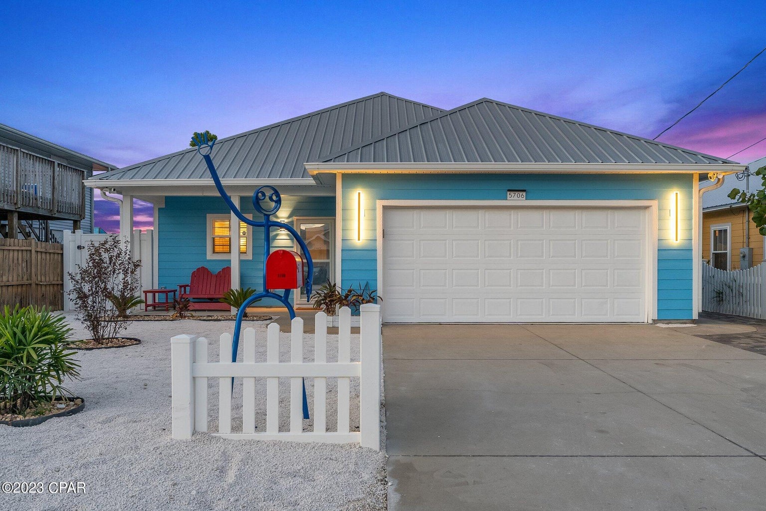 Front entrance and driveway