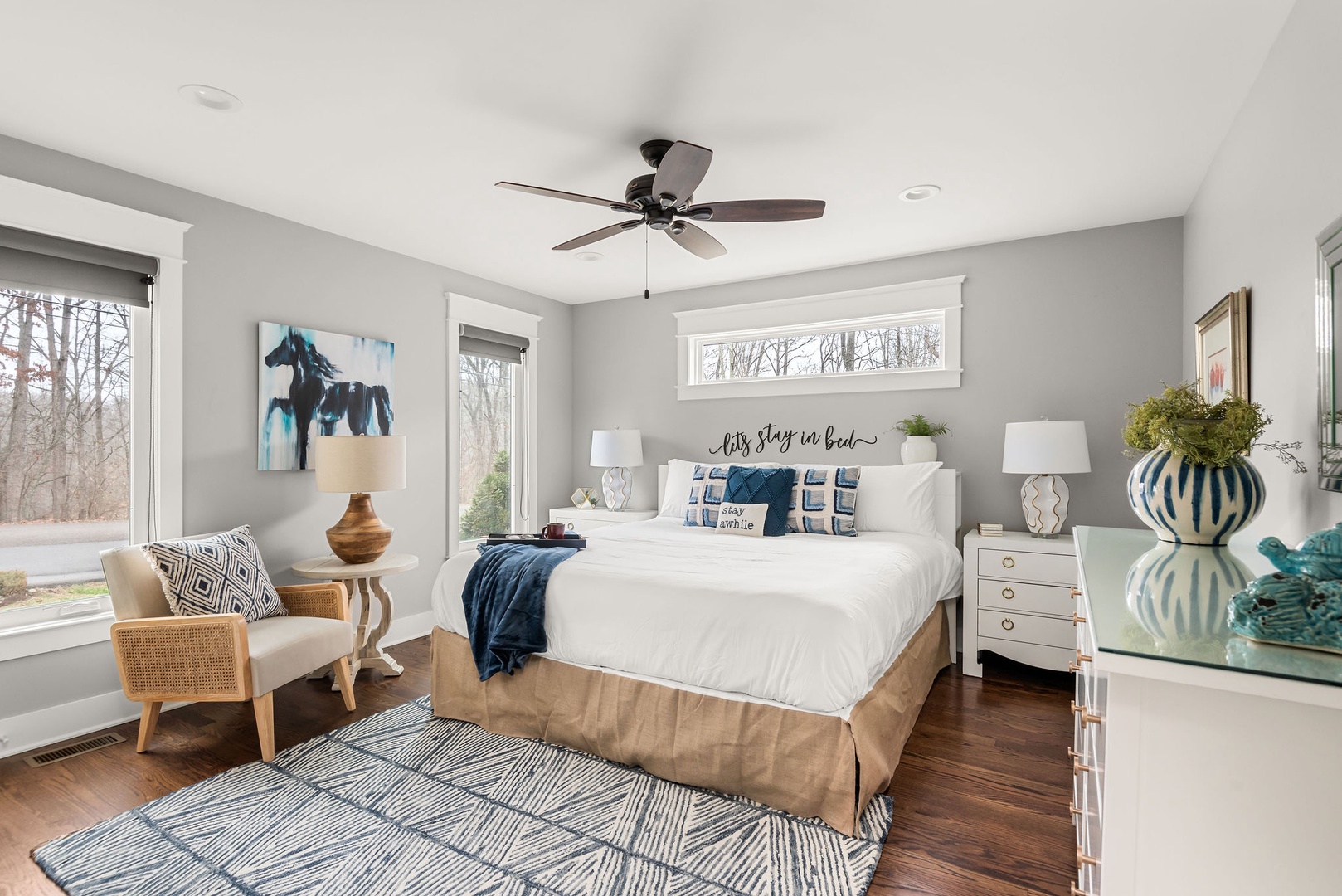 Primary Bedroom with a king Bed