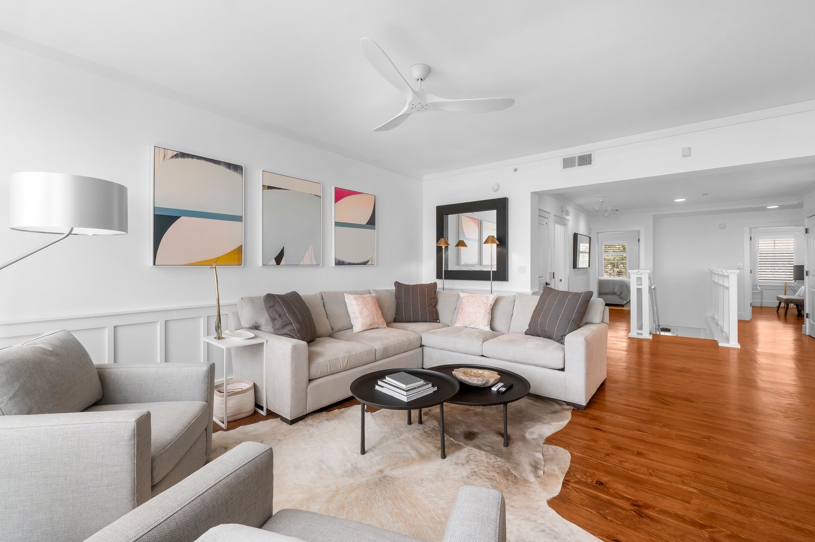 Living room with TV