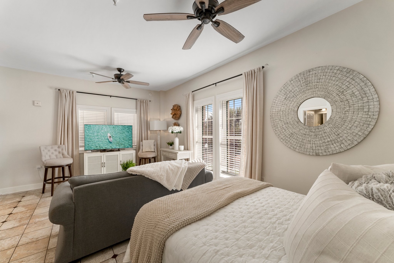 Queen bed