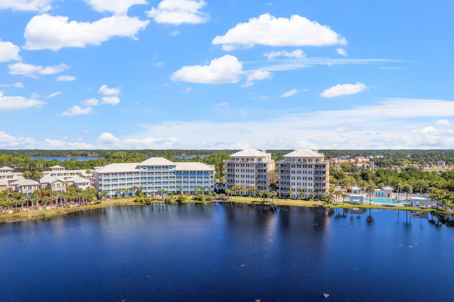 Bird eye view of Carillon Beach Resort